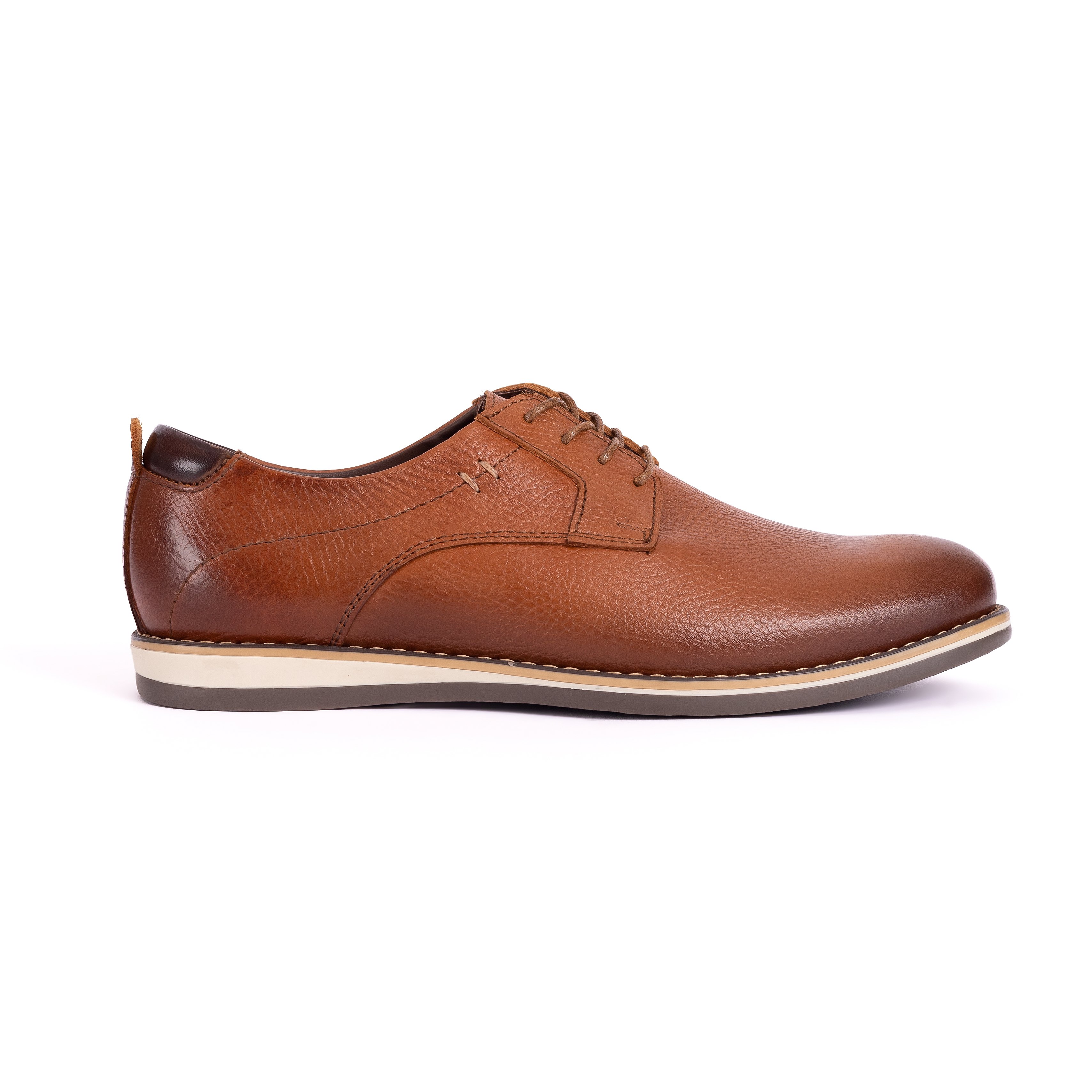 ZAPATOS CASUALES HOMBRE CARUSSO CAMEL O1040 HABANO - 1