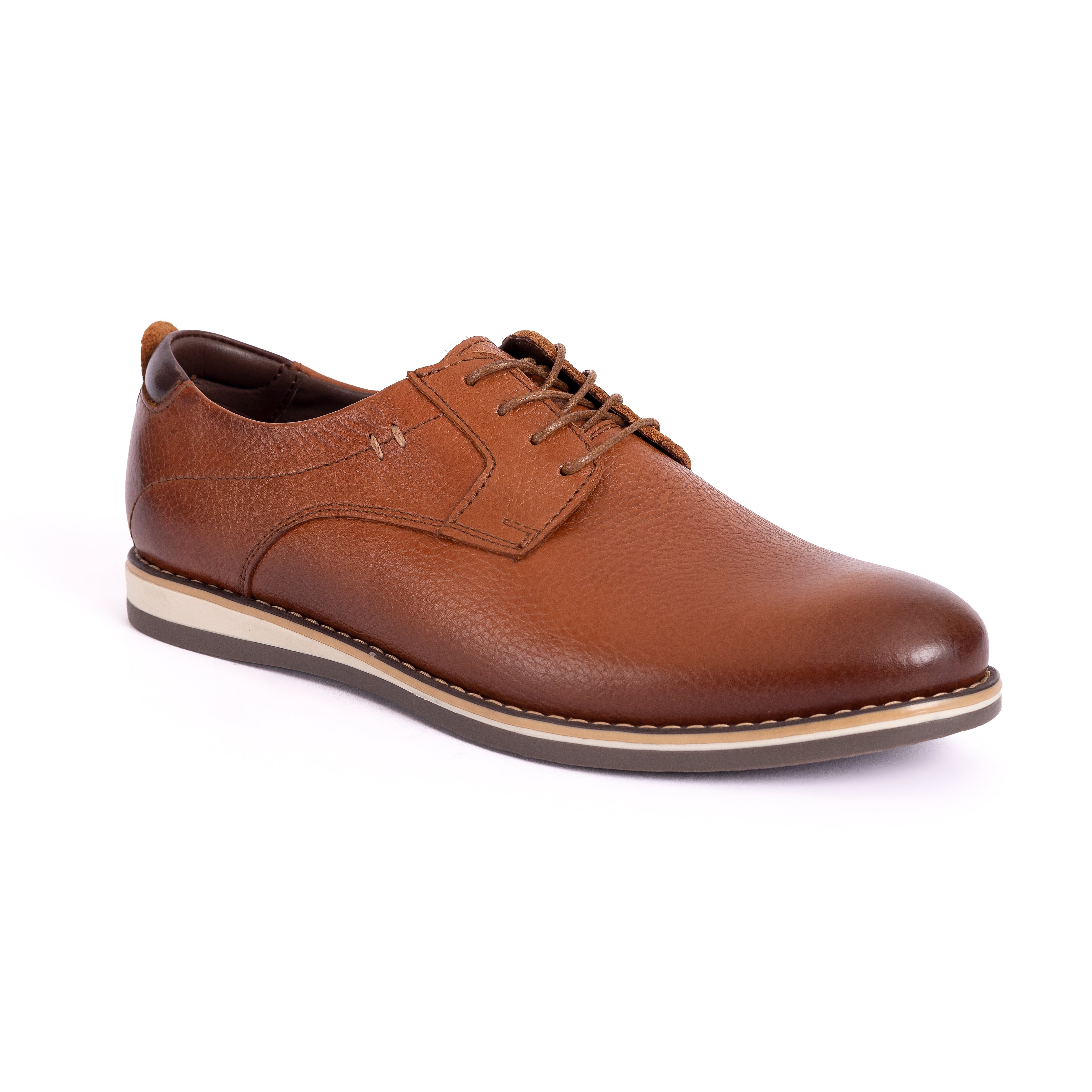 ZAPATOS CASUALES HOMBRE CARUSSO CAMEL O1040 HABANO - 2