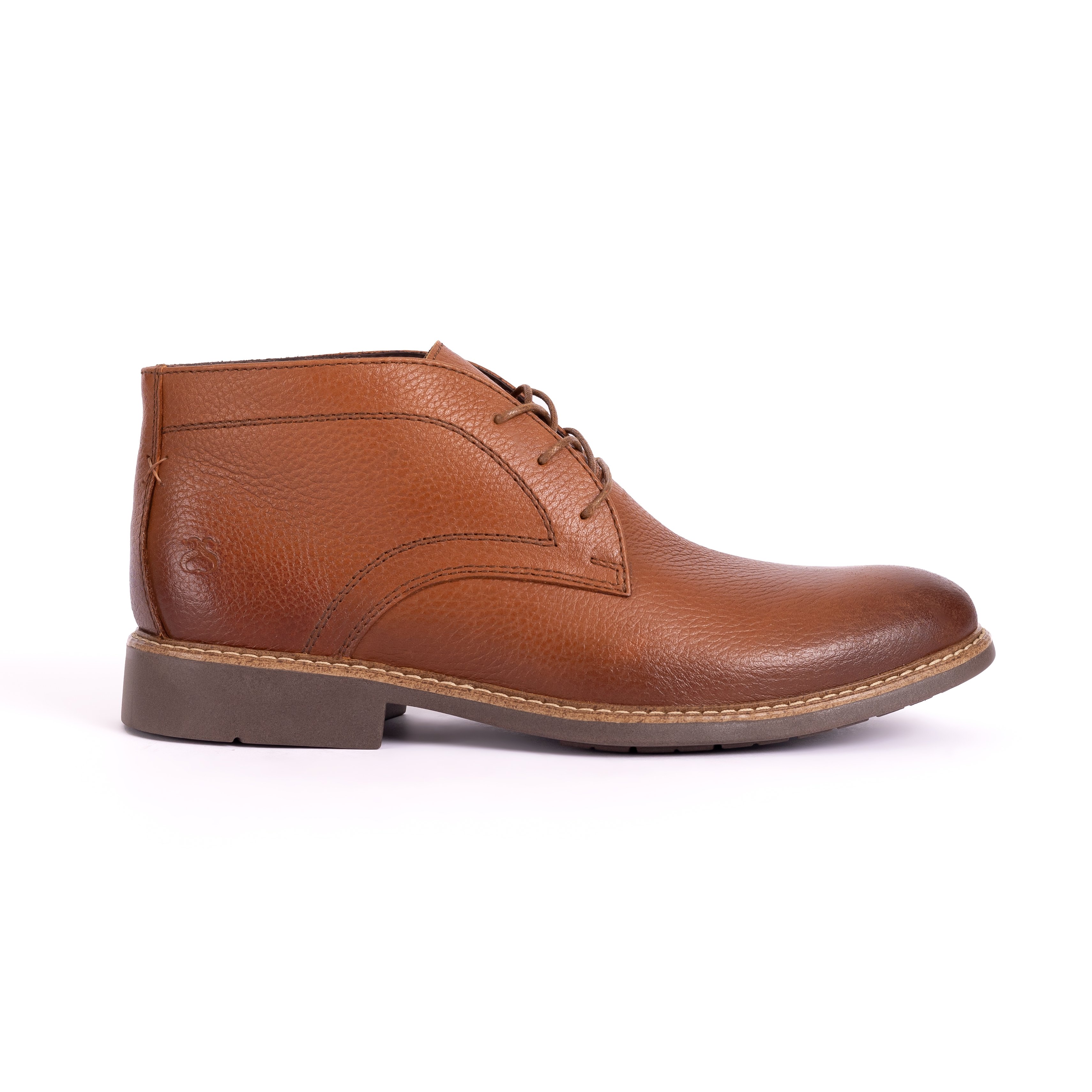 BOTINES HOMBRE CARUSSO CAMEL P2002 HABANO - 1