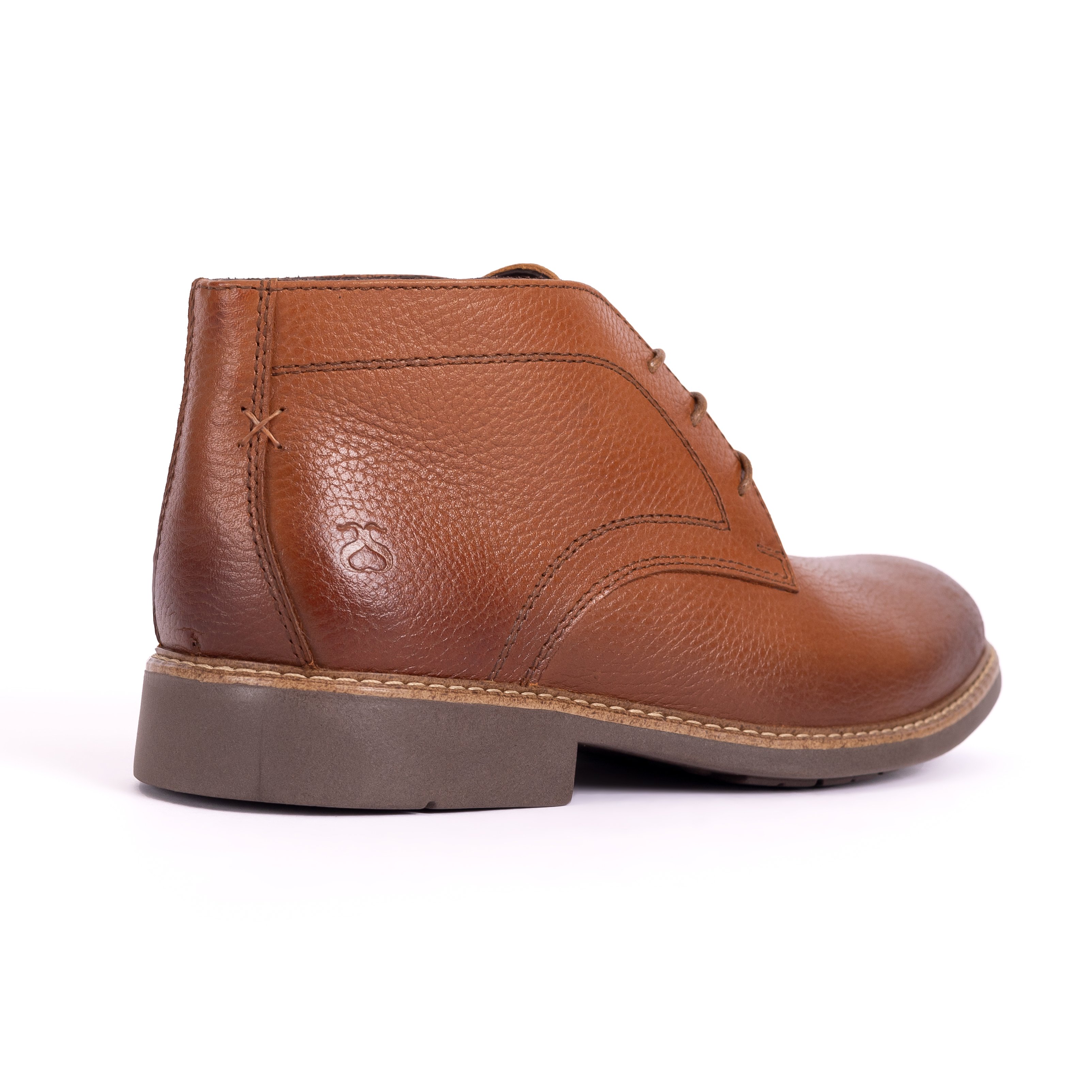 BOTINES HOMBRE CARUSSO CAMEL P2002 HABANO - 3