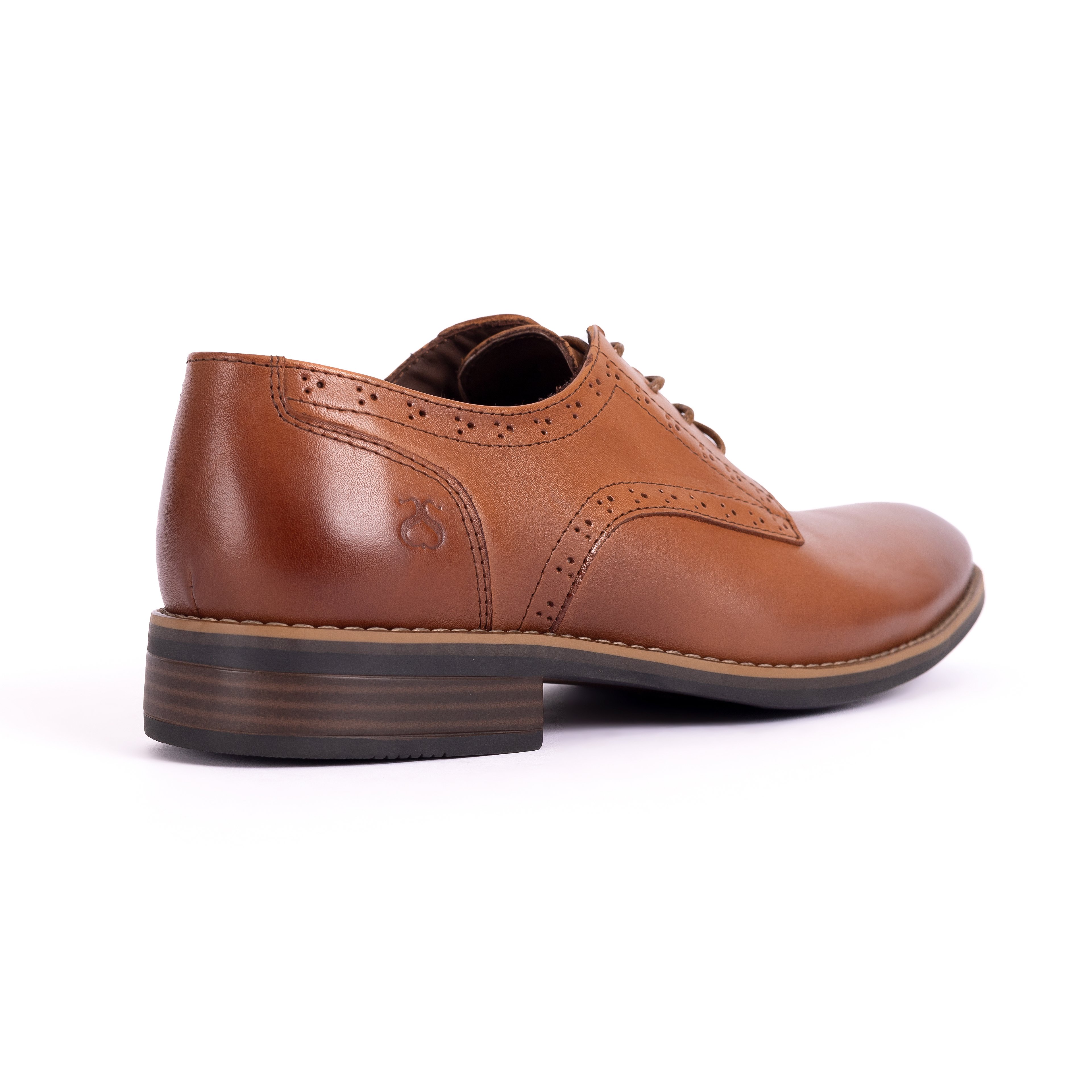 ZAPATOS DE VESTIR HOMBRE CARUSSO CAMEL O2009 HABANO - 3