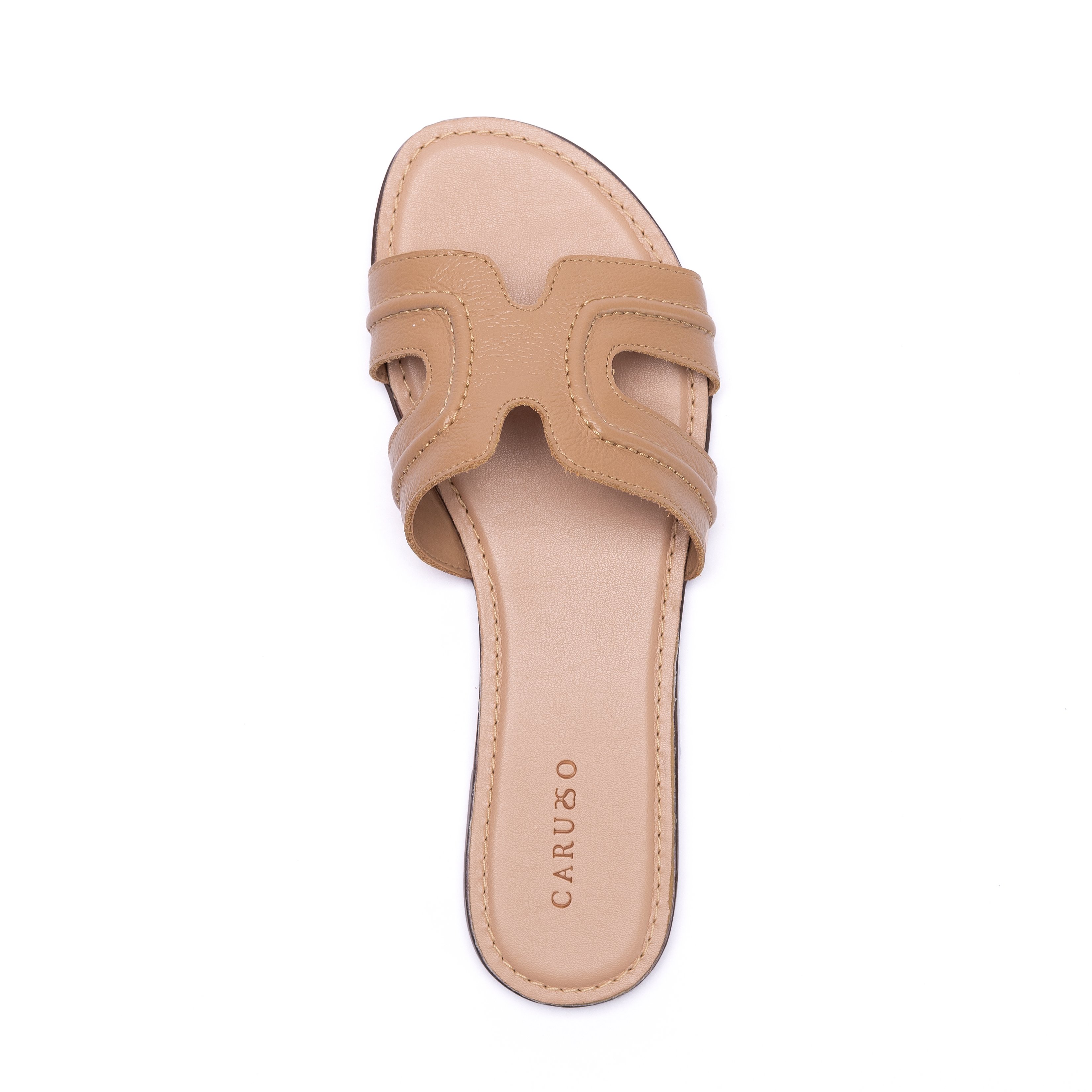SANDALIAS MUJER CARUSSO CUERO NATURAL 4102 - 3