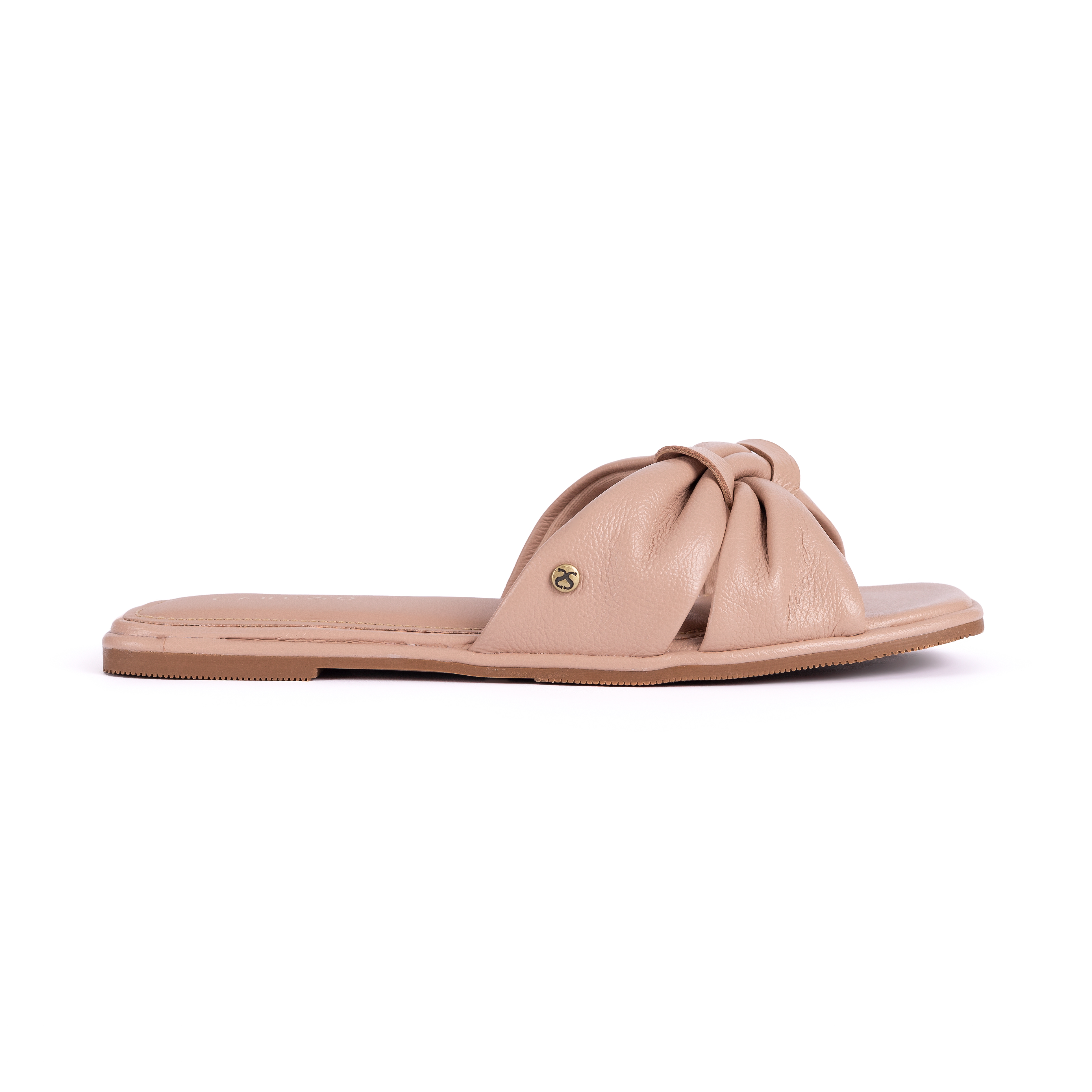 SANDALIAS MUJER CARUSSO CUERO NUDE 7543 - 1