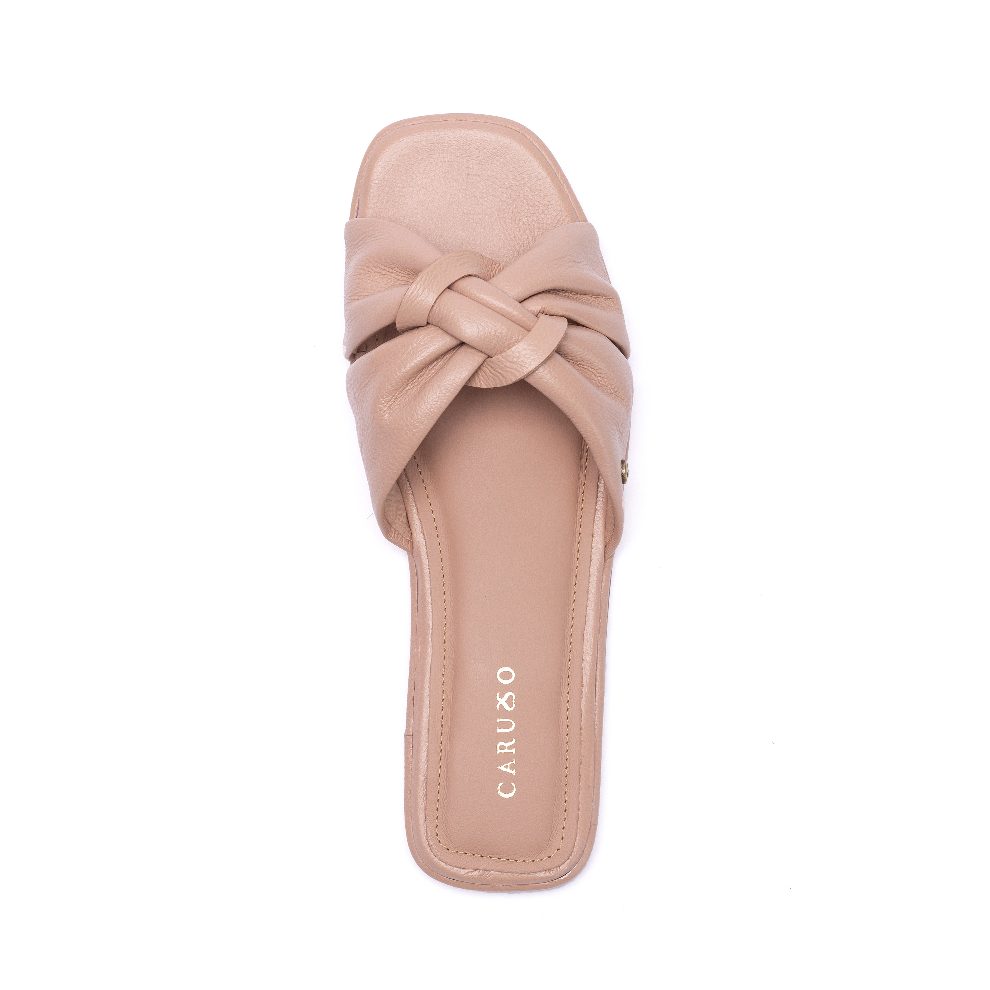 SANDALIAS MUJER CARUSSO CUERO NUDE 7543 - 3