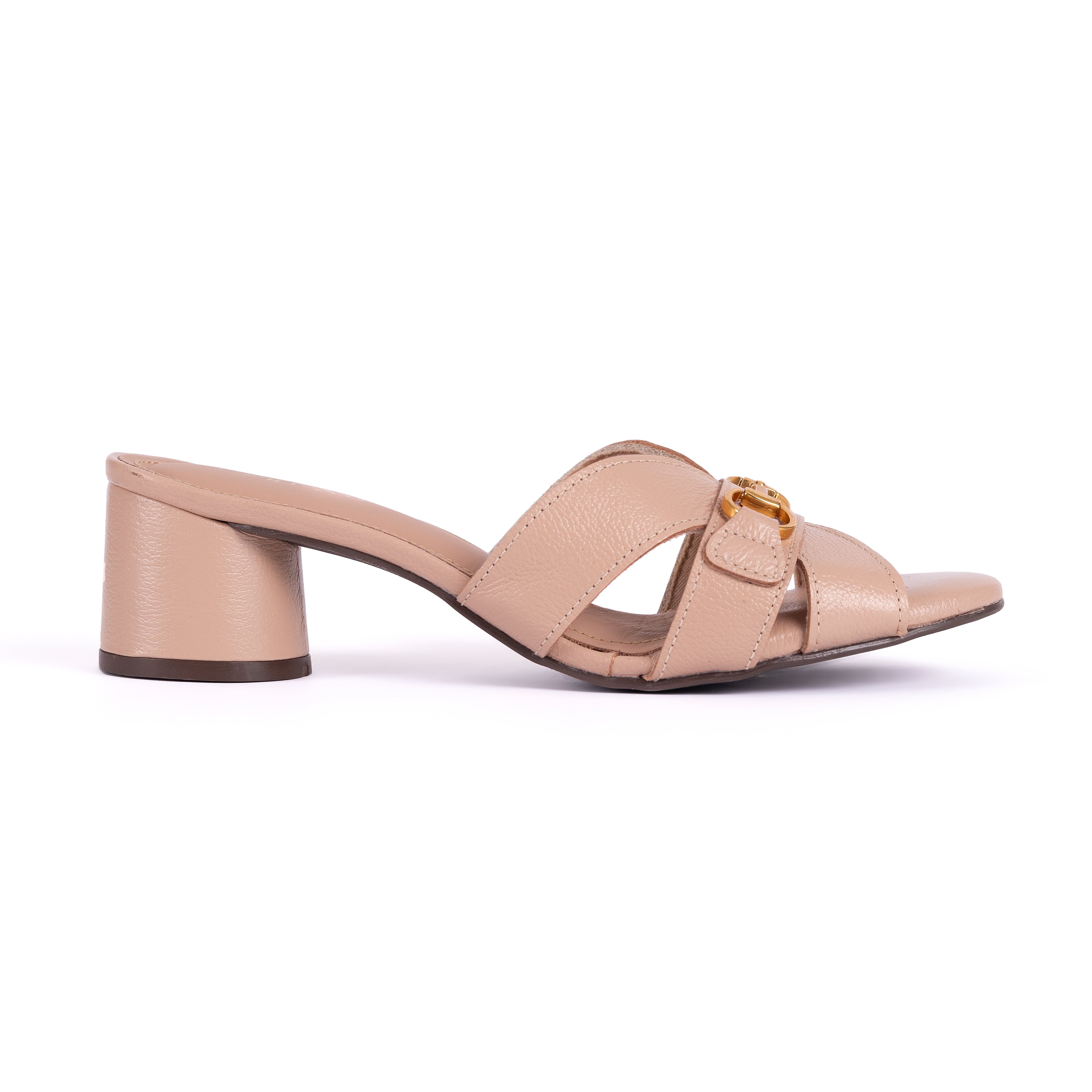 SANDALIAS MUJER CARUSSO CUERO NUDE 7573 - 1