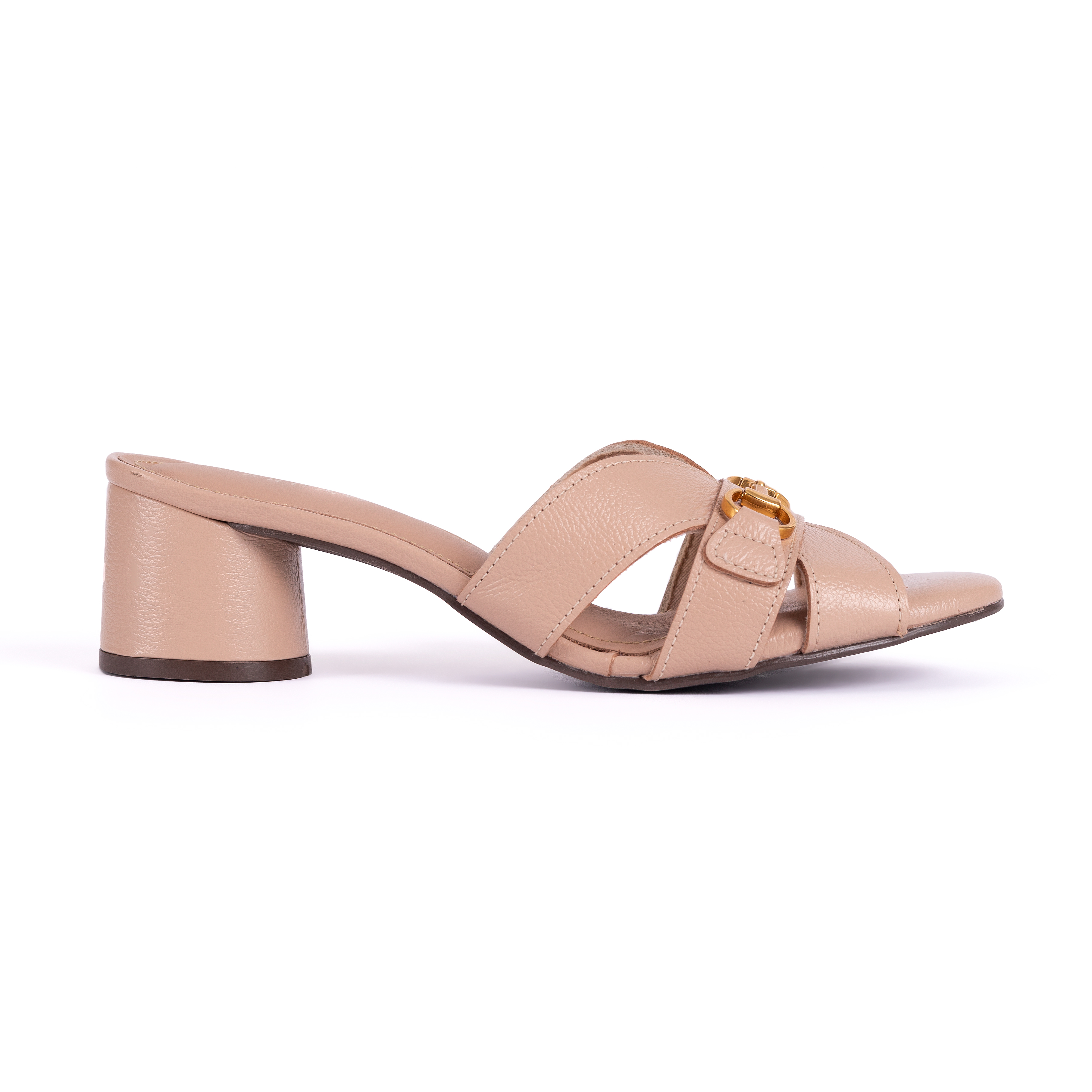 SANDALIAS MUJER CARUSSO CUERO NUDE 7573 - 1