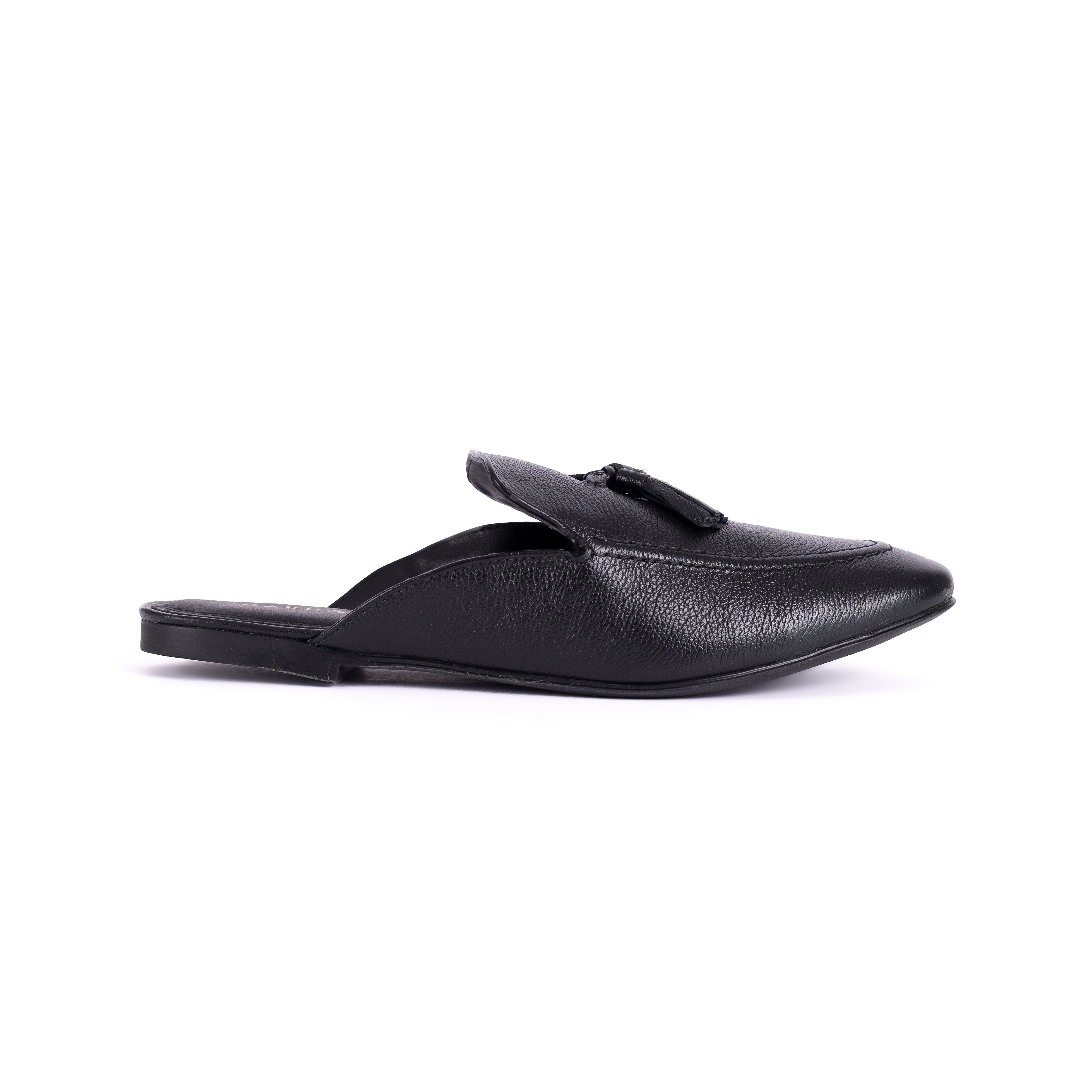 ZAPATOS CASUALES MUJER CARUSSO CUERO NEGRO MULE 7537 - 1