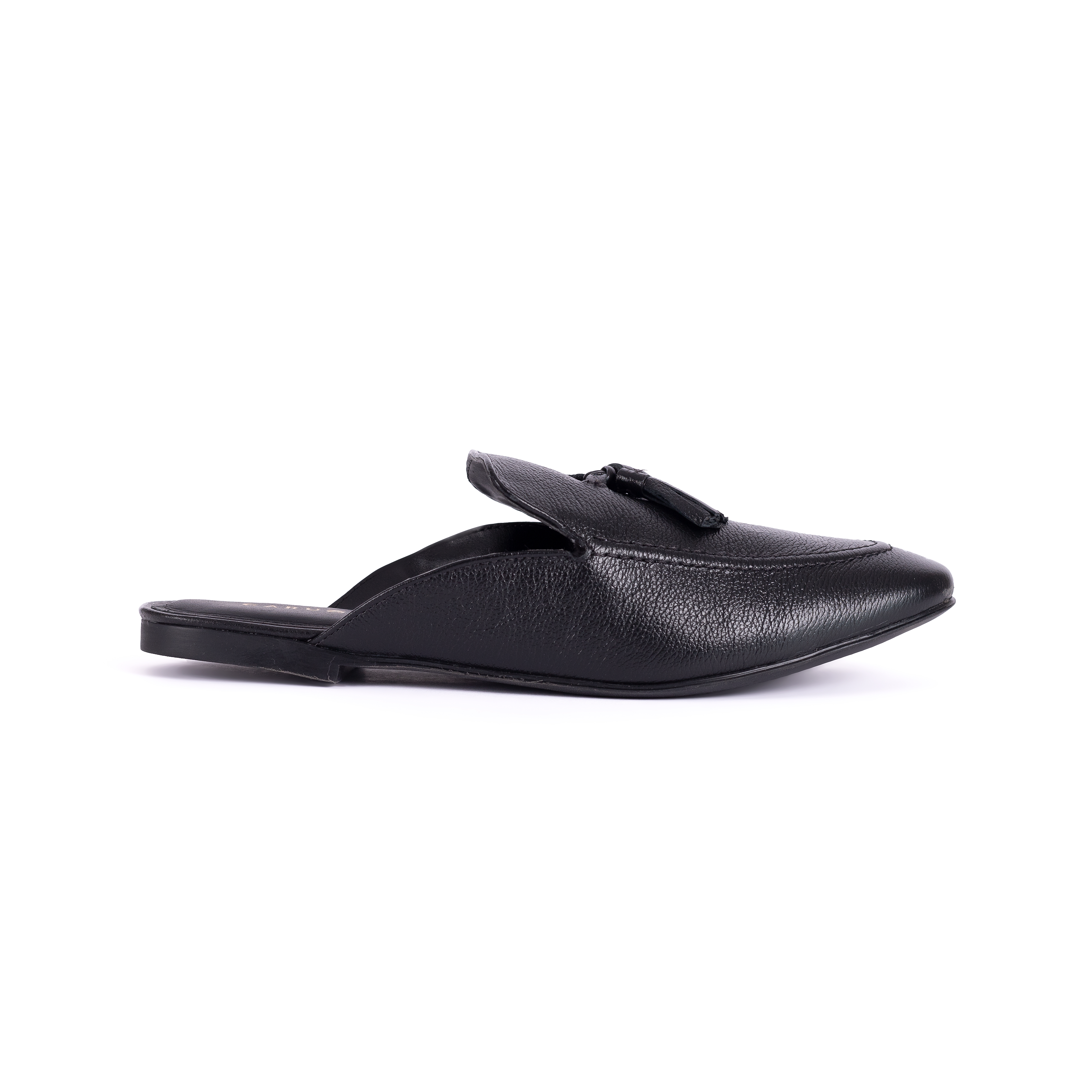 ZAPATOS CASUALES MUJER CARUSSO CUERO NEGRO MULE 7537 - 1