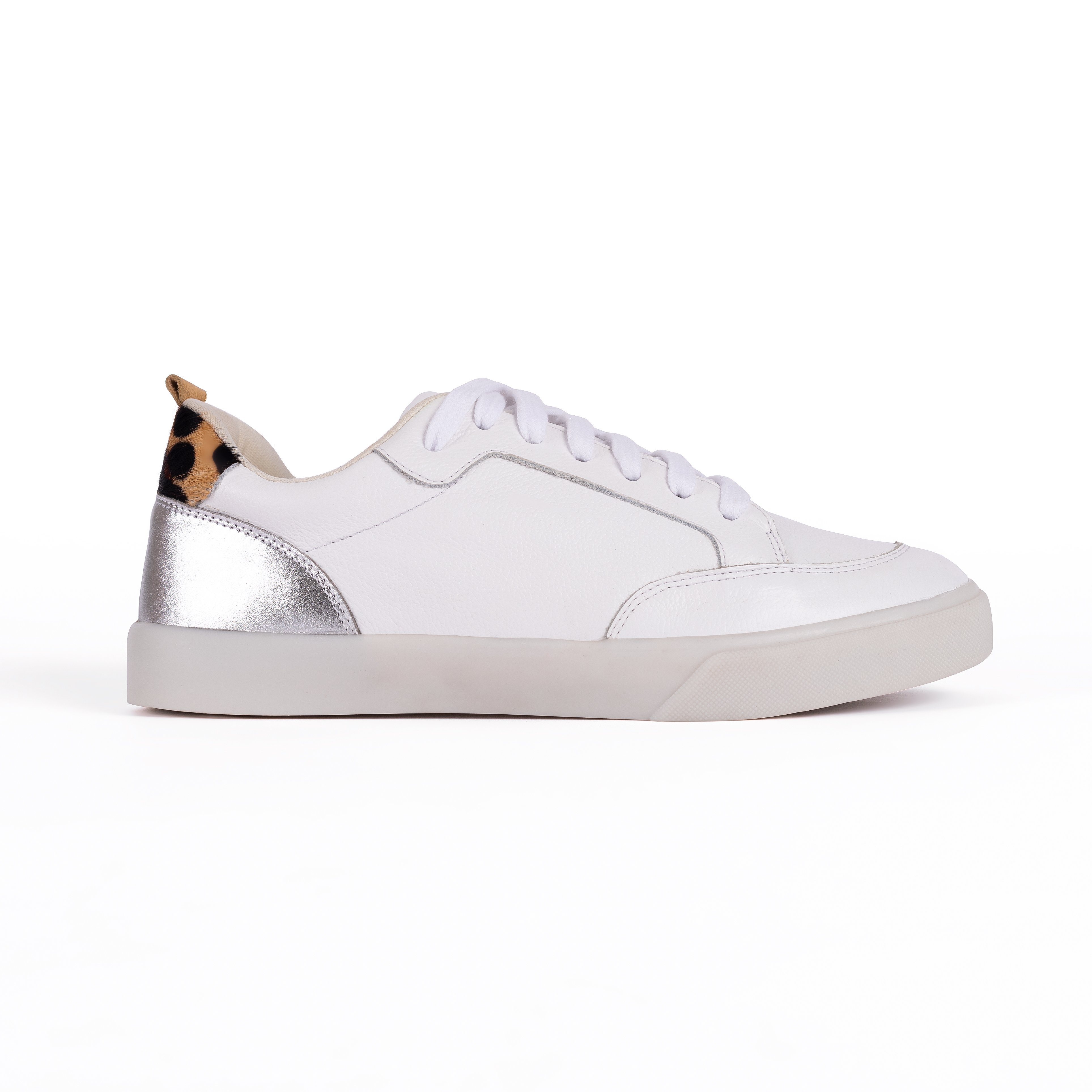 ZAPATILLA MUJER CARUSSO BLANCO URBANO CUERO 7255 - 1