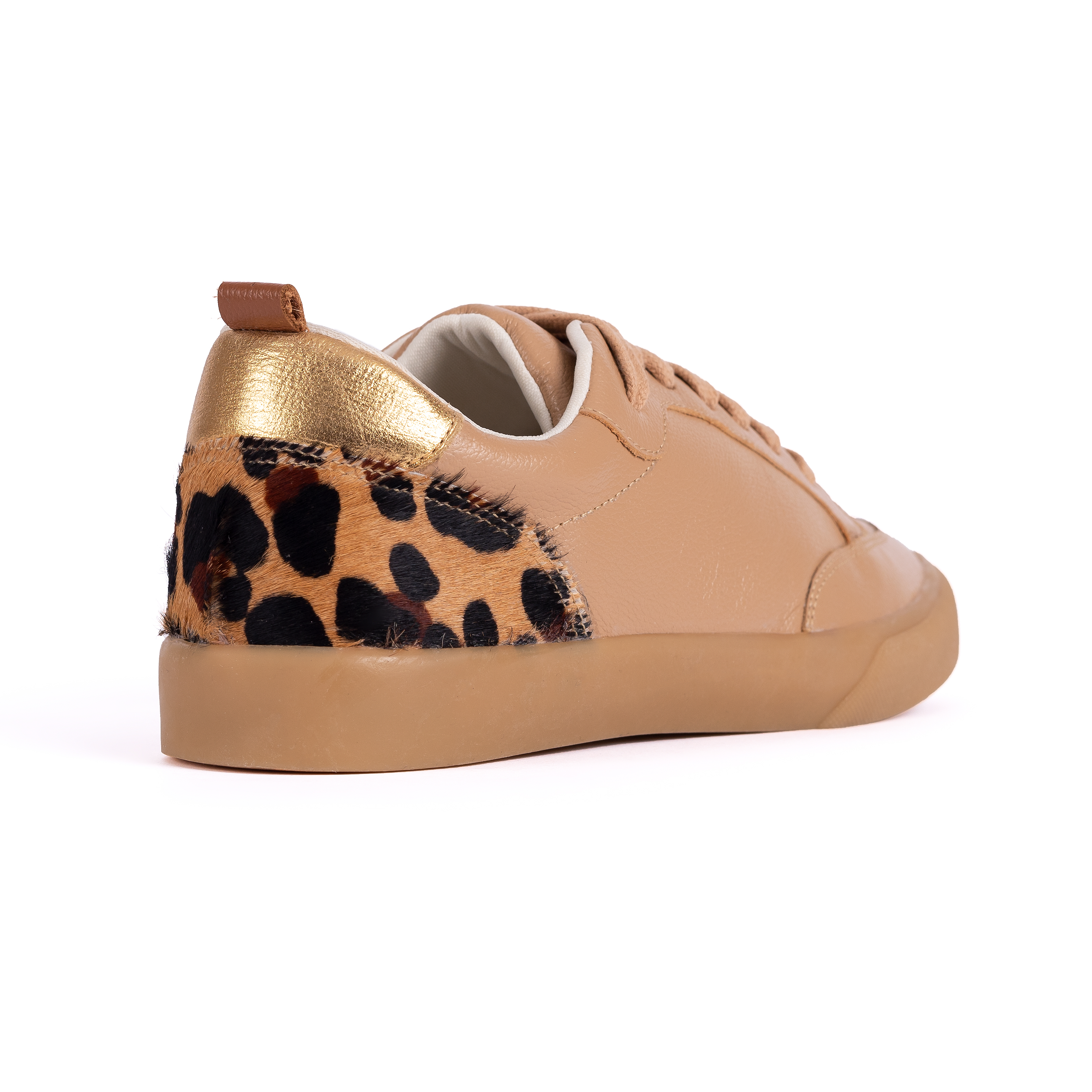 ZAPATILLA MUJER CARUSSO BEIGE URBANO CUERO 7255 NATURAL - 3