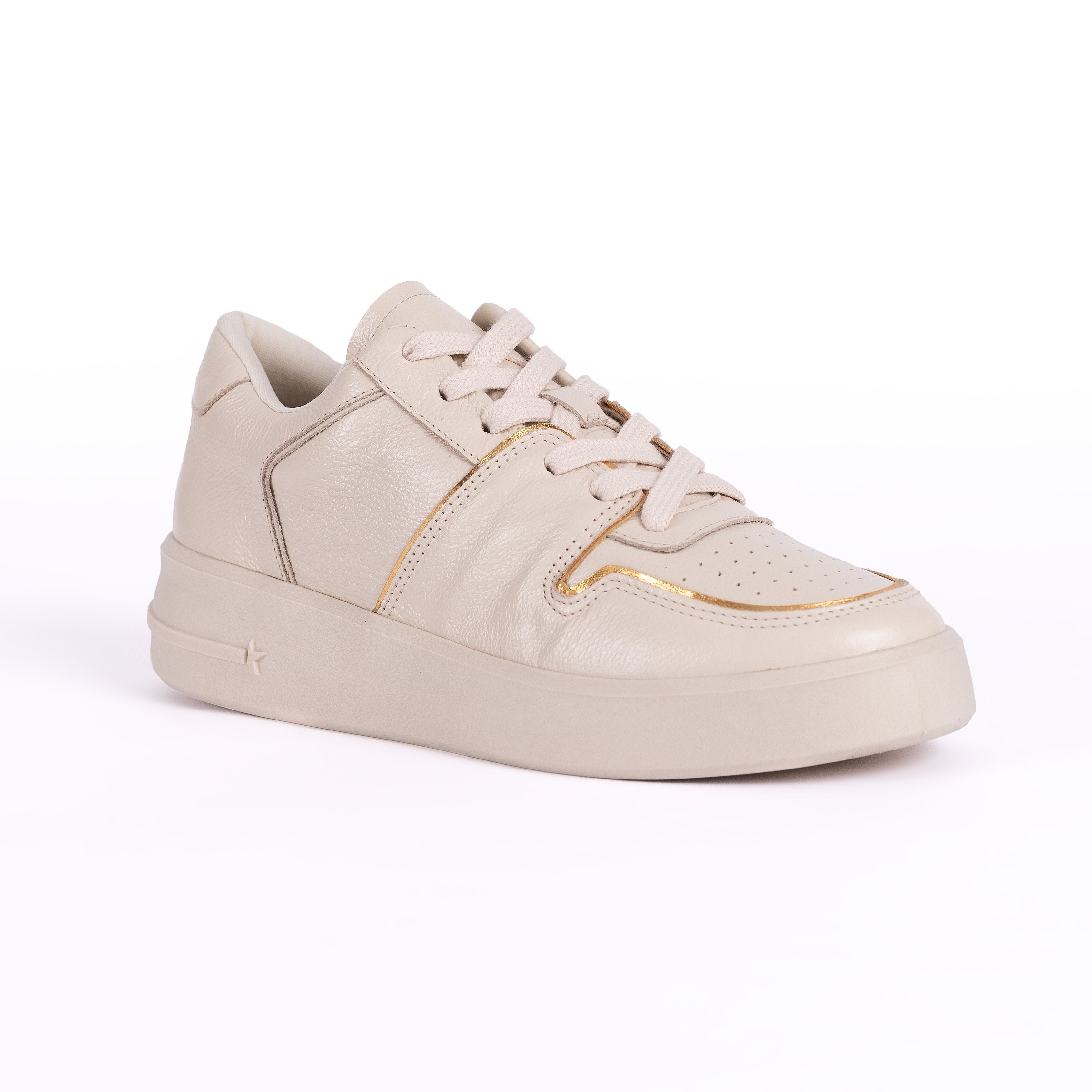 ZAPATILLA MUJER CARUSSO BEIGE URBANO CUERO 7215 NUDE - 2