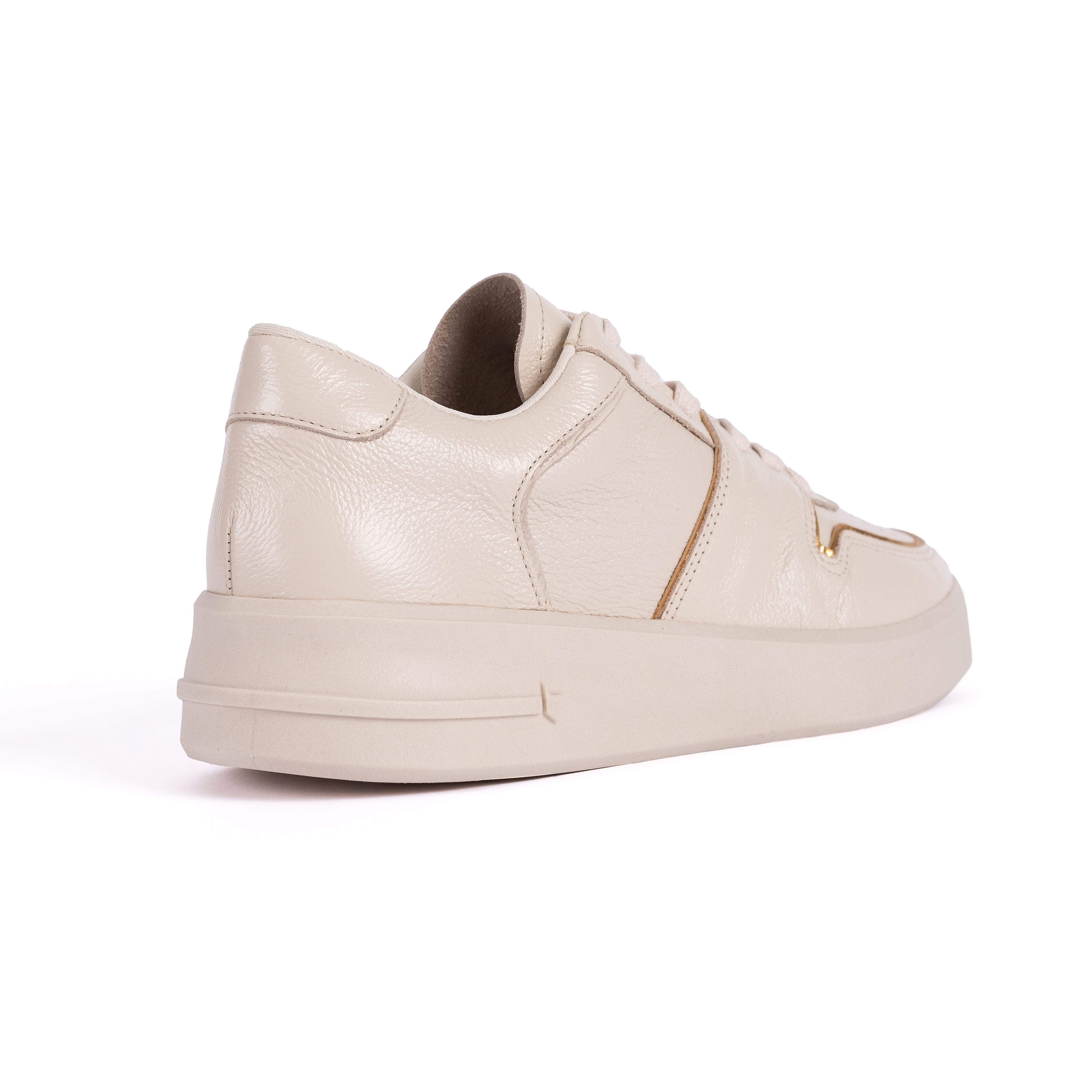 ZAPATILLA MUJER CARUSSO BEIGE URBANO CUERO 7215 NUDE - 3