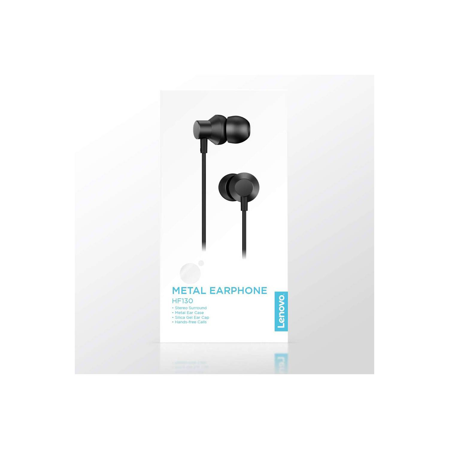AUDÍFONOS LENOVO IN-EAR HF130 CON CABLE NEGRO - 2