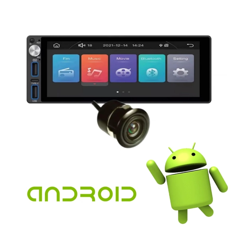 AUTORADIO AIWA AW-A485BT ANDROID 1 DIN 6.85' HD 2GB RAM + 32GB - 2