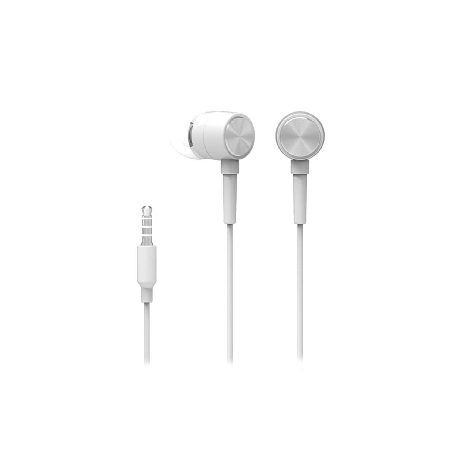 AUDÍFONOS HP IN-EAR DHH-1111-WT INTR CON CABLE DHH-1111WT BLANCO - 1