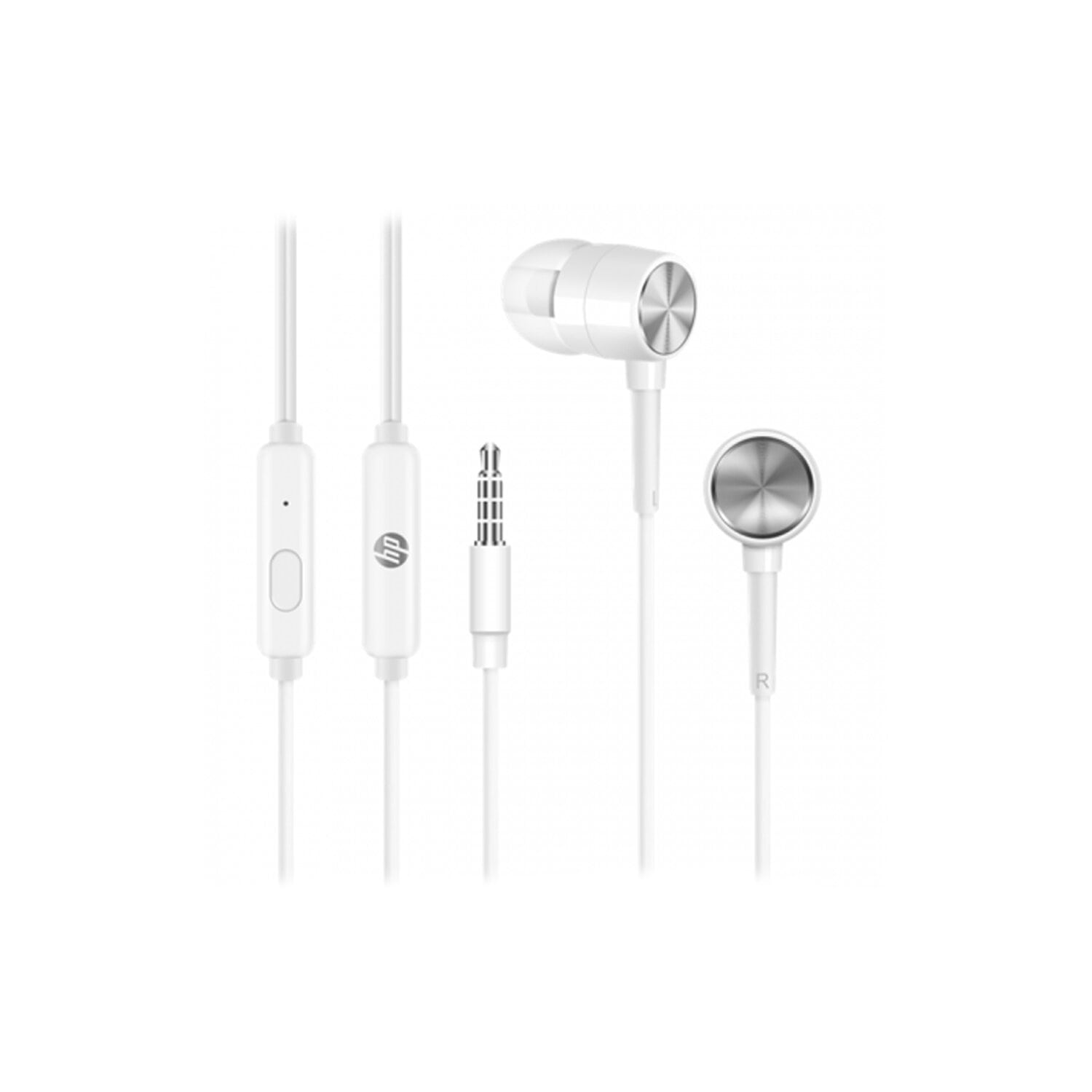 AUDÍFONOS HP IN-EAR DHH-1111-WT INTR CON CABLE DHH-1111WT BLANCO - 2