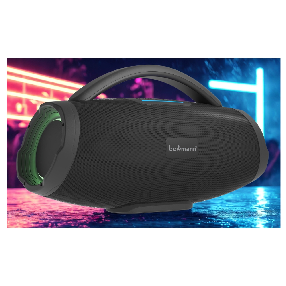 PARLANTE BLUETOOTH PORTÁTIL BOWMANN RECARGABLE TWS CON FM 50W BTS-700X - 3