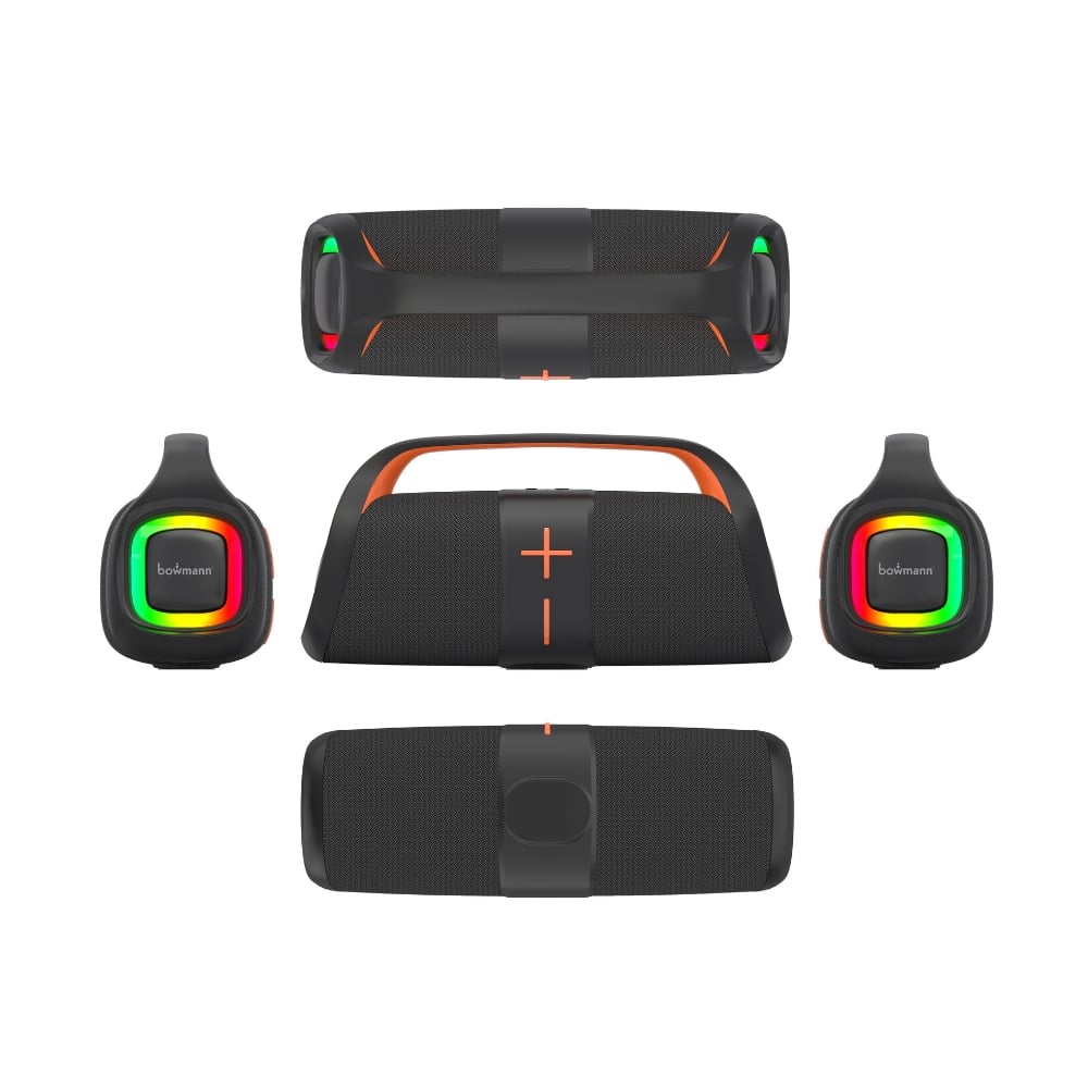 PARLANTE BLUETOOTH PORTÁTIL BOWMANN RECARGABLE TWS CON FM BTS-450X - 5