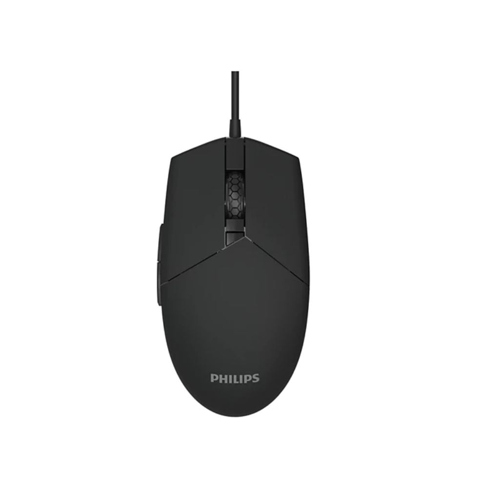 MOUSE GAMER PHILIPS RGB 6 BOTONES 800–6400 DPI USB NEGRO MOMENTUM 3000 SPK9304B/85 - 1