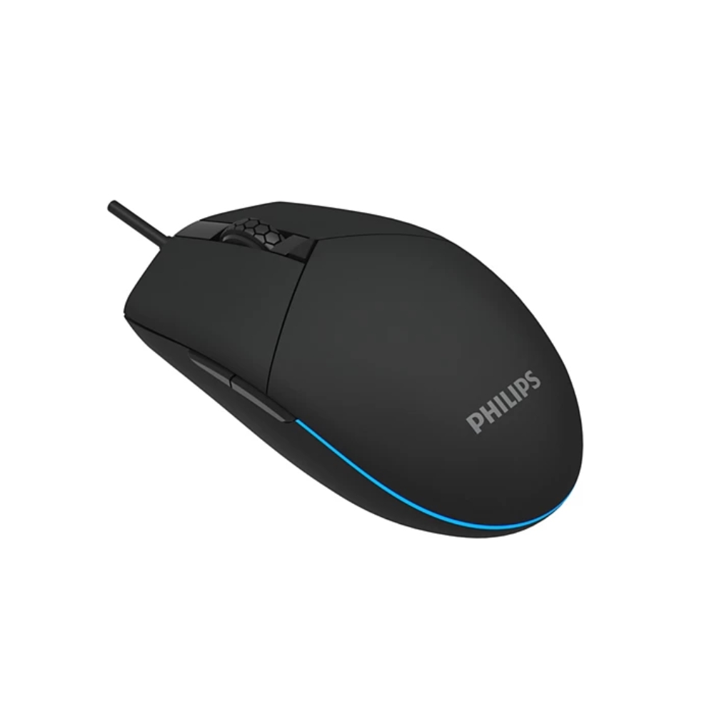 MOUSE GAMER PHILIPS RGB 6 BOTONES 800–6400 DPI USB NEGRO MOMENTUM 3000 SPK9304B/85 - 4