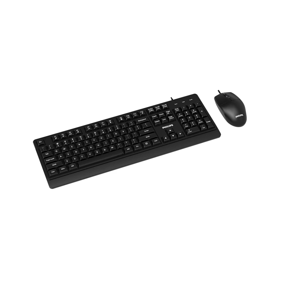 COMBO TECLADO Y MOUSE PHILIPS CON TECLAS MULTIMEDIA Y SENSOR OPTICO COLOR NEGRO SPT6247B85 - 3