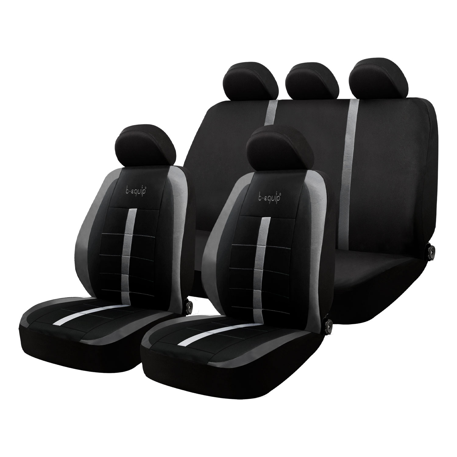 SET DE FUNDAS CUBRE ASIENTOS PARA AUTO PROTECTOR COMPLETO B-EQUIP BEQ-1432 - 2