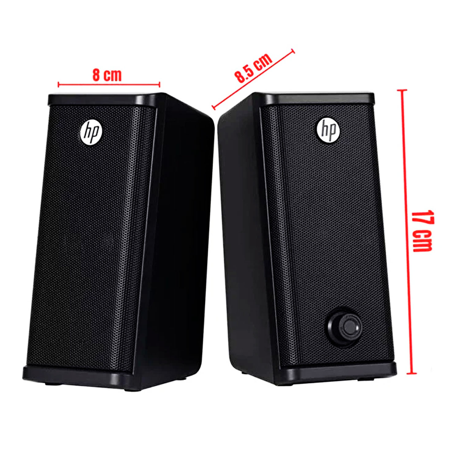 PARLANTES MULTIMEDIA HP PARA PC CON CONTROL DE VOLUMEN 6W DHS-2101s - 3