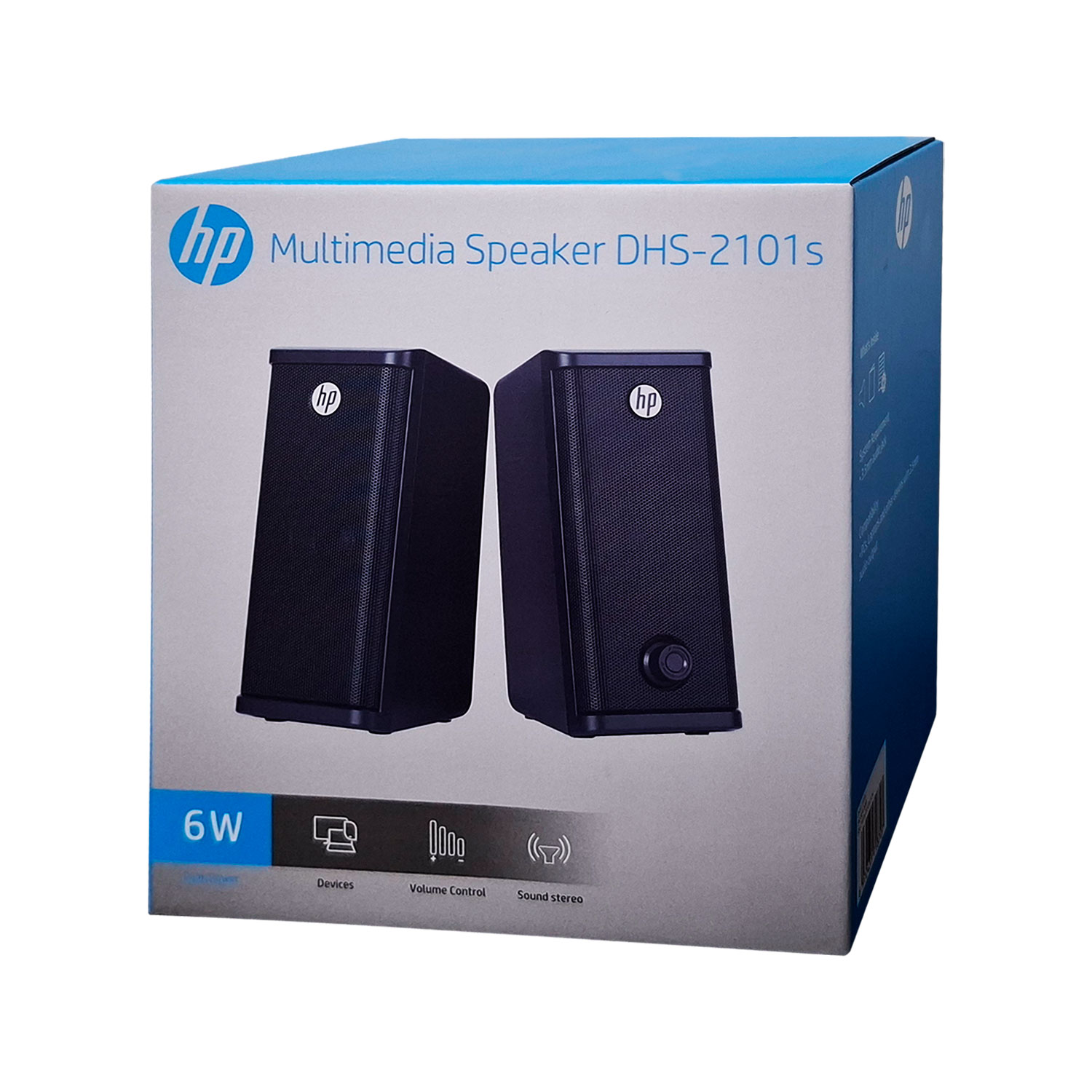 PARLANTES MULTIMEDIA HP PARA PC CON CONTROL DE VOLUMEN 6W DHS-2101s - 4
