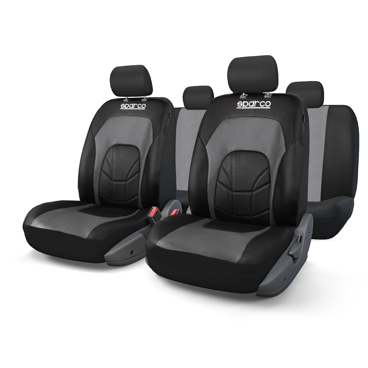 SET DE FUNDAS CUBRE ASIENTO PARA AUTO SPARCO SPC3500GR - 1
