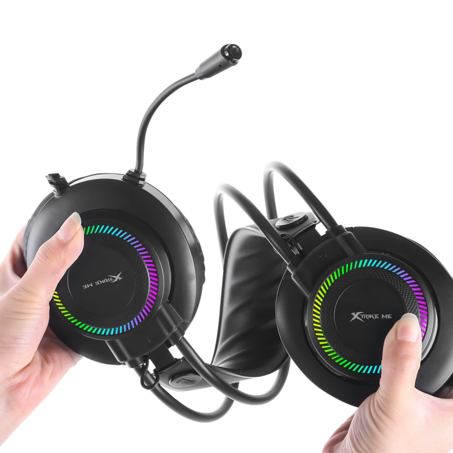 AUDÍFONOS GAMER XTRIKE ME CON MICROFONO GH-509 RGB PC PS4 - 5