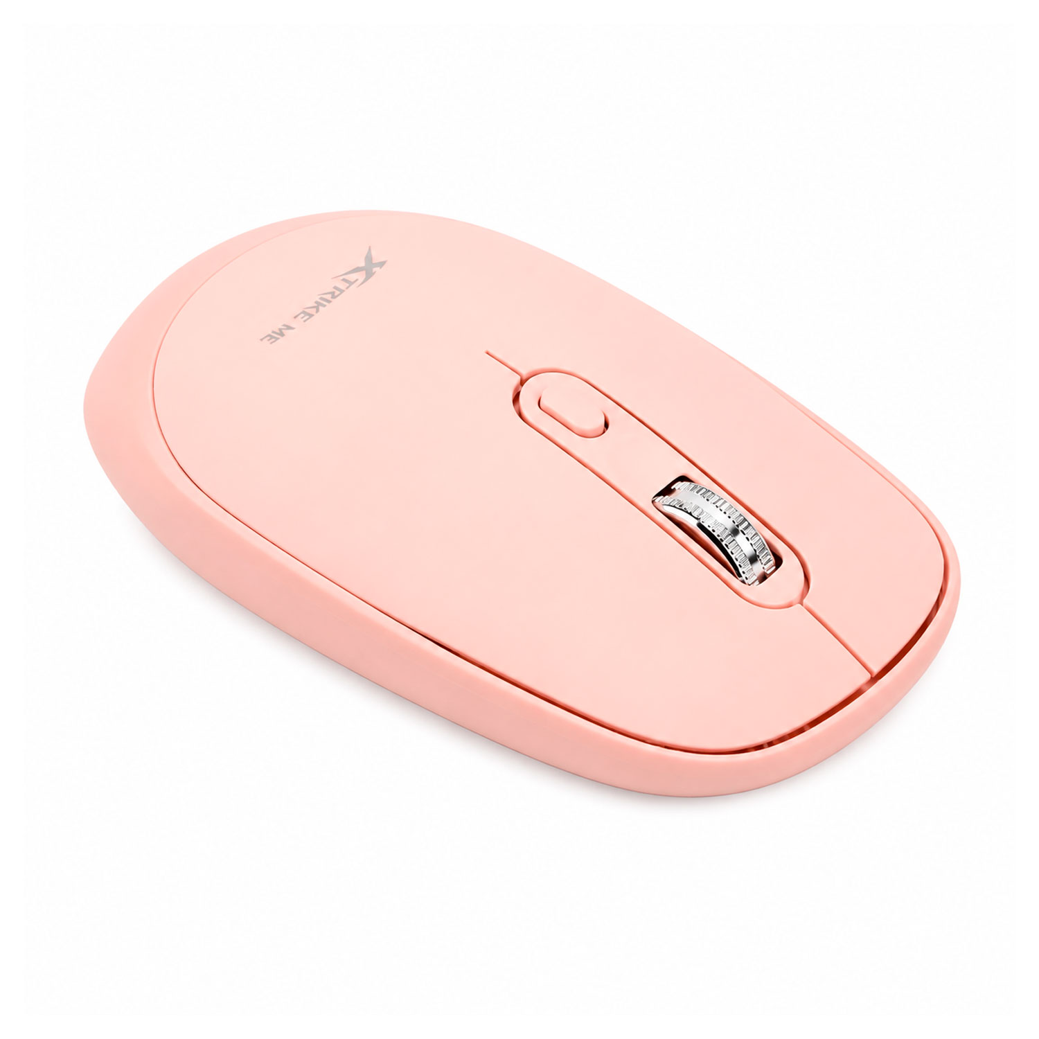 MOUSE INALÁMBRICO RECARGABLE XTRIKE ME GW-119PK DUAL BLUETOOTH 2.4G ROSA - 1
