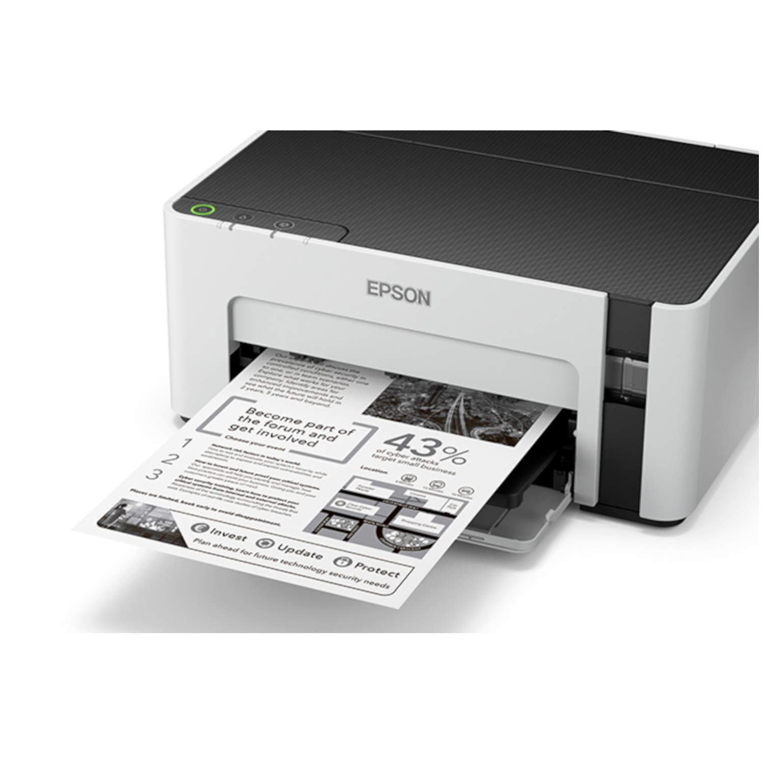 IMPRESORA EPSON ECOTANK M1120 WIFI BLANCO Y NEGRO - 5