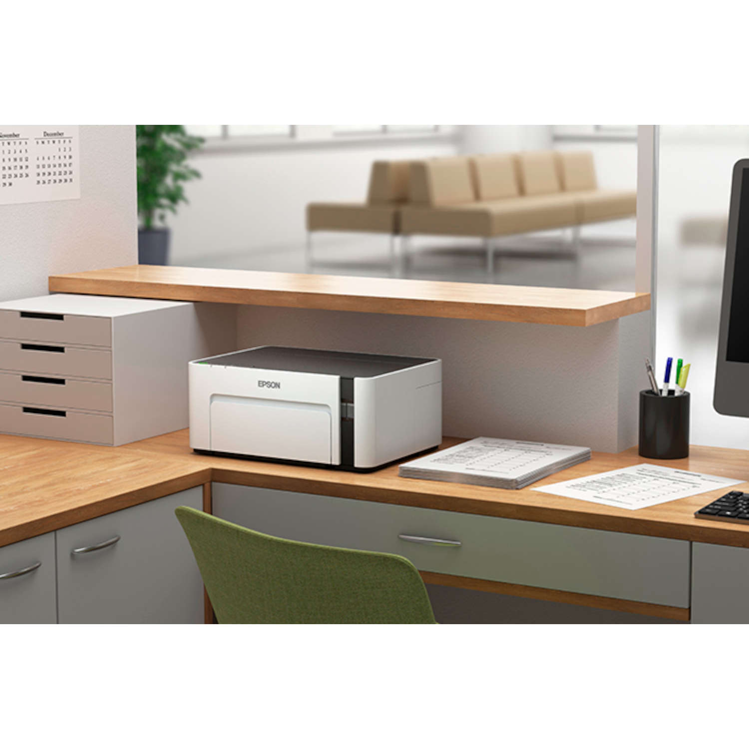 IMPRESORA EPSON ECOTANK M1120 WIFI BLANCO Y NEGRO - 6