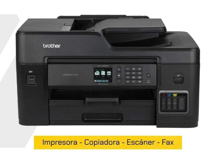 IMPRESORA MULTIFUNCIONAL BROTHER MFC-T4500DW A3 DUPLEX WIFI FAX TINTA CONTINUA - 1
