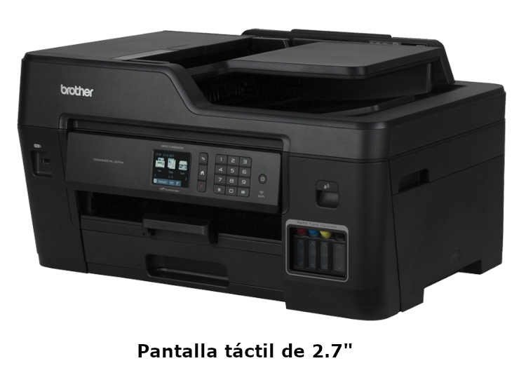 IMPRESORA MULTIFUNCIONAL BROTHER MFC-T4500DW A3 DUPLEX WIFI FAX TINTA CONTINUA - 3