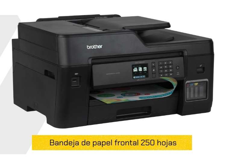 IMPRESORA MULTIFUNCIONAL BROTHER MFC-T4500DW A3 DUPLEX WIFI FAX TINTA CONTINUA - 8