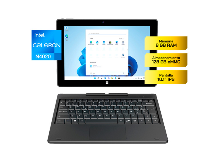 NOTEBOOK 2 EN 1 ADVANCE CN4058 10.1' CELERON N4020 8GB RAM 128GB - 1