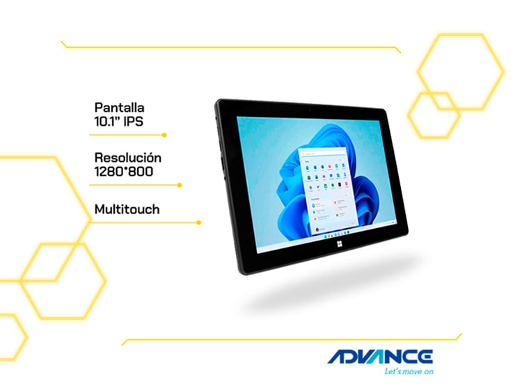 NOTEBOOK 2 EN 1 ADVANCE CN4058 10.1' CELERON N4020 8GB RAM 128GB - 2