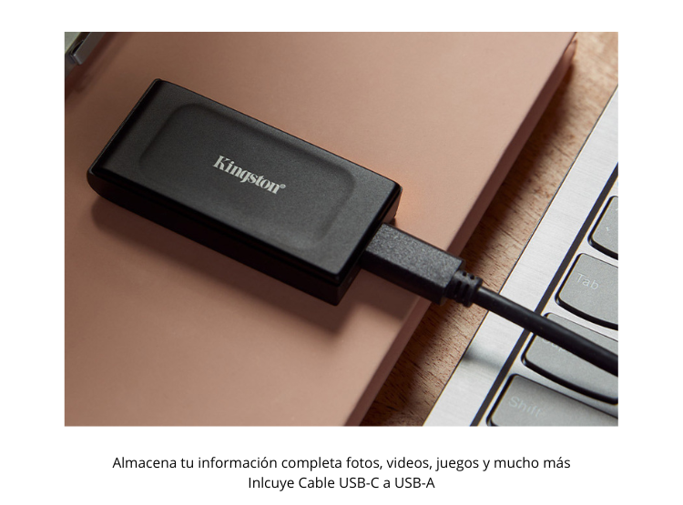 SSD EXTERNO KINGSTON XS1000 1TB - 6