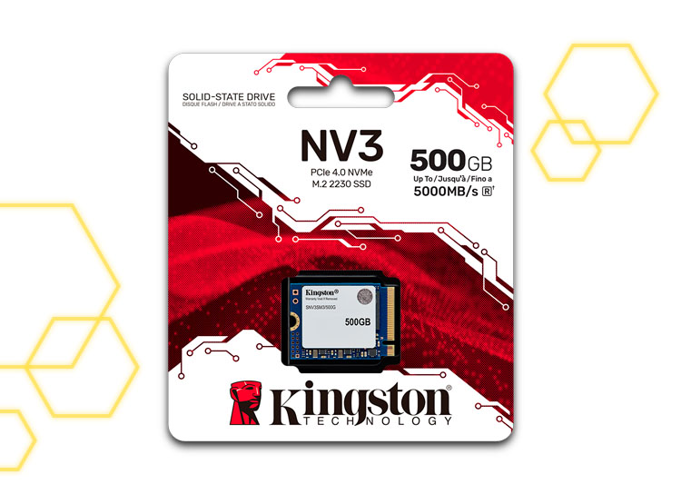DISCO SÓLIDO SSD KINGSTON NV3 500GB M.2 2230 - 1
