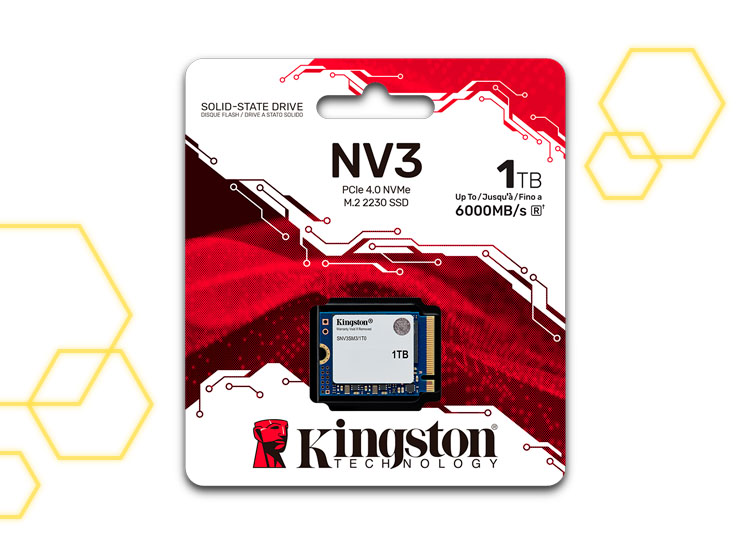 DISCO SÓLIDO SSD KINGSTON NV3 1TB M.2 2230 - 1