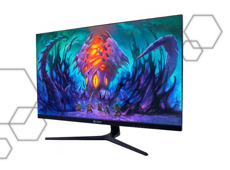 MONITOR TEROS TE-2769G 27'' QHD IPS 180HZ 1MS PLANO HDMI DISPLAYPORT - 1