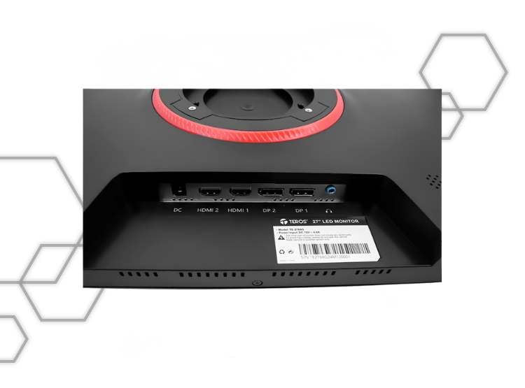 MONITOR TEROS TE-2769G 27'' QHD IPS 180HZ 1MS PLANO HDMI DISPLAYPORT - 6
