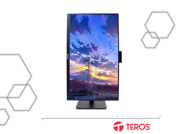 MONITOR PLANO TEROS TE-2715CS 27″ QHD IPS 100HZ CÁMARA 5 MP PARLANTES - 2