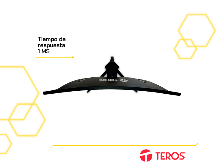 MONITOR CURVO GAMING TEROS TE-2767G 27” QHD 180HZ 1MS - 4