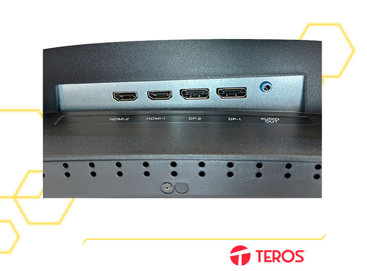 MONITOR CURVO GAMING TEROS TE-2767G 27” QHD 180HZ 1MS - 6