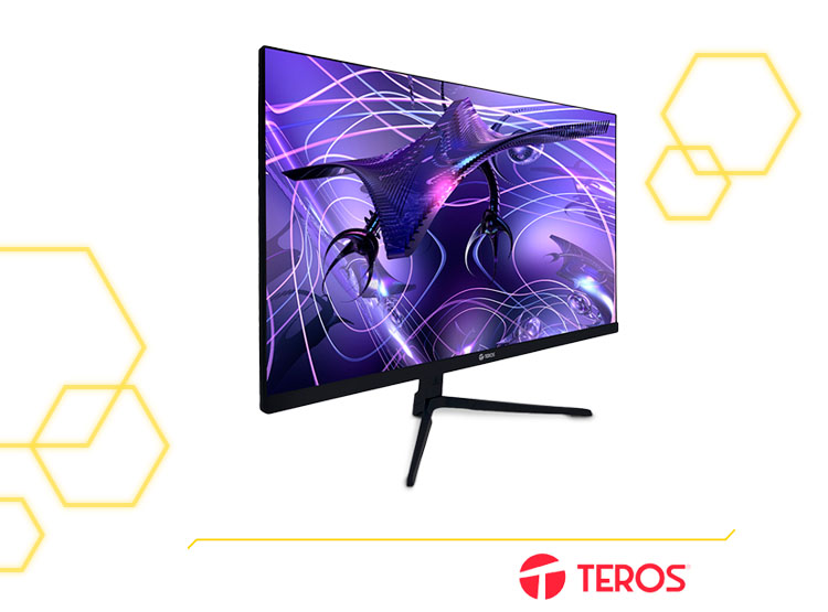 MONITOR TEROS TE-2786G 27” FHD IPS PLANO 200HZ 1MS HDMI DP AUDIO OUT - 2