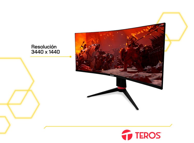 MONITOR CURVO GAMER TEROS TE-3412G 34″ UWQHD 180HZ 1MS ULTRAWIDE - 2