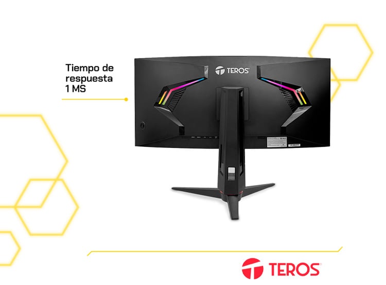 MONITOR CURVO GAMER TEROS TE-3412G 34″ UWQHD 180HZ 1MS ULTRAWIDE - 4