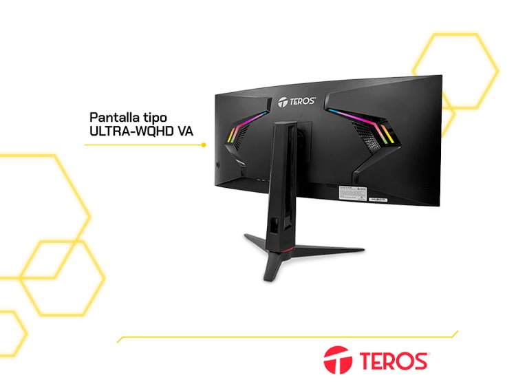MONITOR CURVO GAMER TEROS TE-3412G 34″ UWQHD 180HZ 1MS ULTRAWIDE - 5